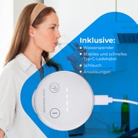 NK Dávkovač vody s LED displejom – Automatický, 4 objemy dávkovania 200/600/800 ml/nepretržité, 1200 mAh, dotykové ovládanie, pre 1,5 l – 18,9 l fľaše – Biely 4