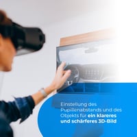NK VR szemüveg okostelefonhoz (4,7"-6,53"), 90-100°-os látószög, 360°-os forgatás - fekete 7