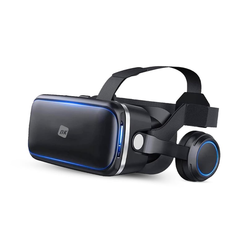 NK VR szemüveg okostelefonhoz (4,7"-6,53"), 90-100°-os látószög, 360°-os forgatás - fekete