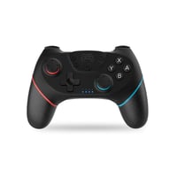NK Wireless Switch Controller Fekete - OLED/Lite/Pro Kompatibilis, 6-Axis, Turbo, Dual Shock - Black + blue / red 1