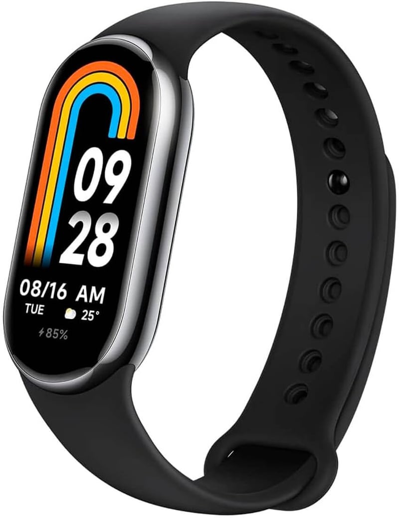 NK Xiaomi Mi Smart Band 8 AMOLED okosóra, pulzusmérő, 150+ sportmód, 16 nap akkumulátor