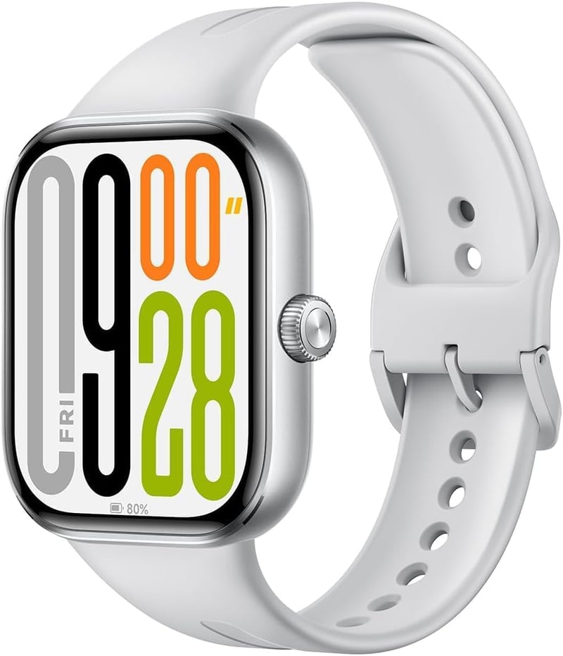 NK Xiaomi Redmi Watch 5 okosóra Bluetooth hívás AMOLED 2,07 hüvelykes kijelző pulzus- és alvásfigyelő zajszűrés fényképezővezérléssel szürke