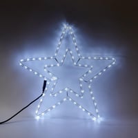 NLIGHTING Függő Karácsonyi Csillag 90 LED Világítással Kültéri Beltéri Dekoráció 5