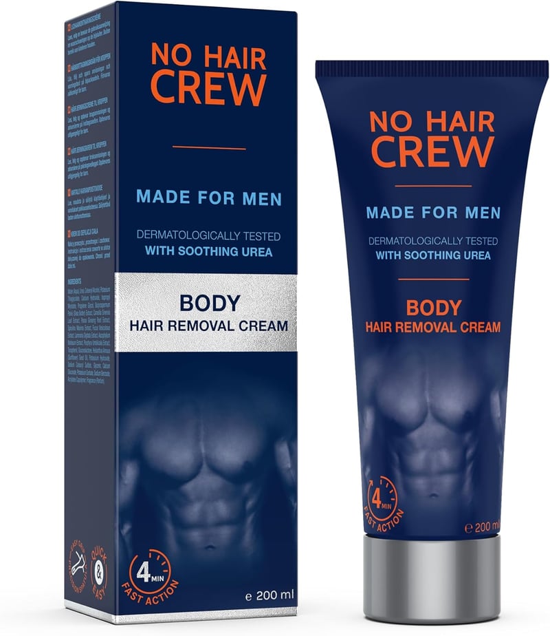 NO HAIR CREW Premium Férfi Szőrtelenítő Krém 200ml