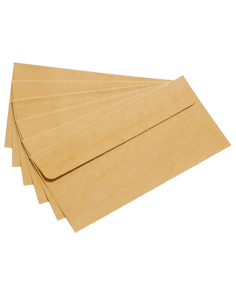 Obálka z kraftového papiera Noa Home Deco, 80 g/m², DIN DL 220x110 mm – 100 ks