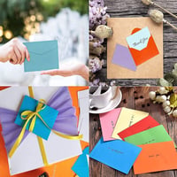 Mix plicuri colorate Noa Home Deco 40 buc. - 16x11 cm, 130 g/m², plicuri fără fereastră pentru felicitări, invitații, carduri aniversare, lucru manual 6