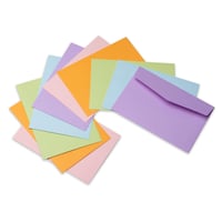 Mix plicuri colorate Noa Home Deco 40 buc. - 16x11 cm, 130 g/m², plicuri fără fereastră pentru felicitări, invitații, carduri aniversare, lucru manual 7