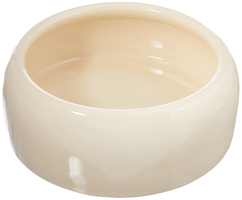 Castron ceramic Nobby pentru câini și pisici – 500 ml, culoarea crem