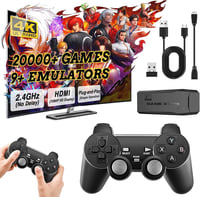 NOBES Retro Game Stick 21700+ játékkal, 2 kontrollerrel, HDMI csatlakozás 1