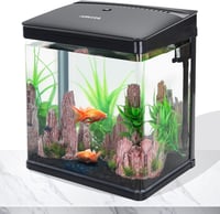 Nobleza Nano Akvarium 14L LED Világítással és Szűrőrendszerrel 1