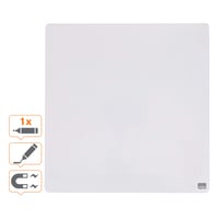 Nobo 1903802 mini magnetická tabuľa bez rámu, stierateľná za sucha, na montáž na stenu, pre domáce a kancelárske použitie, 360x360 mm, biela 2