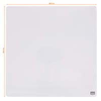 Nobo 1903802 mini magnetická tabuľa bez rámu, stierateľná za sucha, na montáž na stenu, pre domáce a kancelárske použitie, 360x360 mm, biela 3