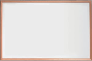 Tablă albă din melamină Nobo Basic cu ramă din lemn de pin, 900 x 600 mm, tablă de scris montabilă pe perete