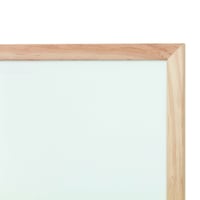 Tablă albă din melamină Nobo Basic cu ramă din lemn de pin, 900 x 600 mm, tablă de scris montabilă pe perete 2