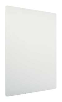 Bezrámová magnetická tabuľa Nobo 600x450 mm, modulárna biela tabuľa pre kanceláriu a tímovú prácu, oceľ, biela, 1915656 1