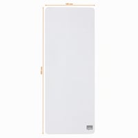Mini tablă magnetică albă Nobo 140x360 mm, tablă albă fără ramă cu marker, magneți și kit de montare, montabilă pe perete, 1903764 5