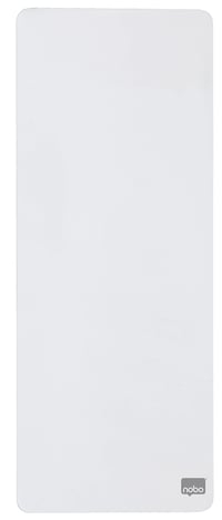 Mini tablă magnetică albă Nobo 140x360 mm, tablă albă fără ramă cu marker, magneți și kit de montare, montabilă pe perete, 1903764 2