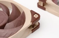 Tichý prémiový ventilátor Noctua NF-A12x25 PWM, 4-pin, 120 mm, hnedý 6