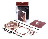 Tichý prémiový ventilátor Noctua NF-A12x25 PWM, 4-pin, 120 mm, hnedý 4