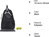 Nogsay Tenisz Hátizsák Unisex Ütőtartó Sporthátizsák Nőknek Férfiaknak Gyerekeknek 8