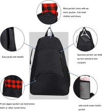 Nogsay Tenisz Hátizsák Unisex Ütőtartó Sporthátizsák Nőknek Férfiaknak Gyerekeknek 4