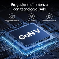 NOHON 65W GaN 3 portos USB-C gyorstöltő PD 3.0 + 1,2 m kábel - fehér 8