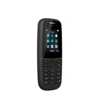 Nokia 105 (2019) Dual SIM čierny, mobilný telefón bez blokovania operátorom, TA-1174, tlačidlový telefón pre seniorov 5