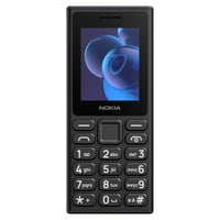 Mobilný telefón Nokia 105 2G Dual SIM, voľný na všetky siete – 1,77" displej, 1000 mAh batéria, FM rádio, 3,5 mm jack, čierny 1