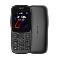 Telefon mobil Nokia 106 Dual SIM, deblocat în orice rețea – stocare 4GB, 4MB RAM, culoare negru 1