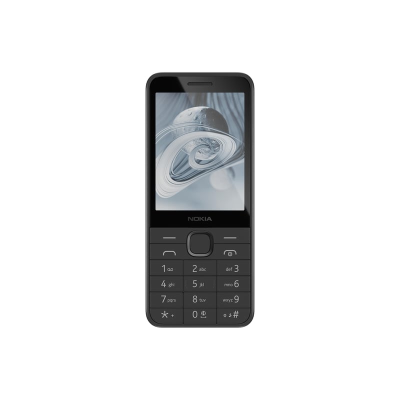 Telefon mobil Nokia 215 4G Deblocat - Baterie cu durată lungă de viață, Radio FM, Design durabil - Negru