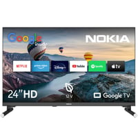 Nokia 24 Inch HD Google TV - 12V Pentru Camping - Telecomandă Iluminată - Chromecast - Triple Tuner DVB-C/S2/T2 - WiFi - 2023 1