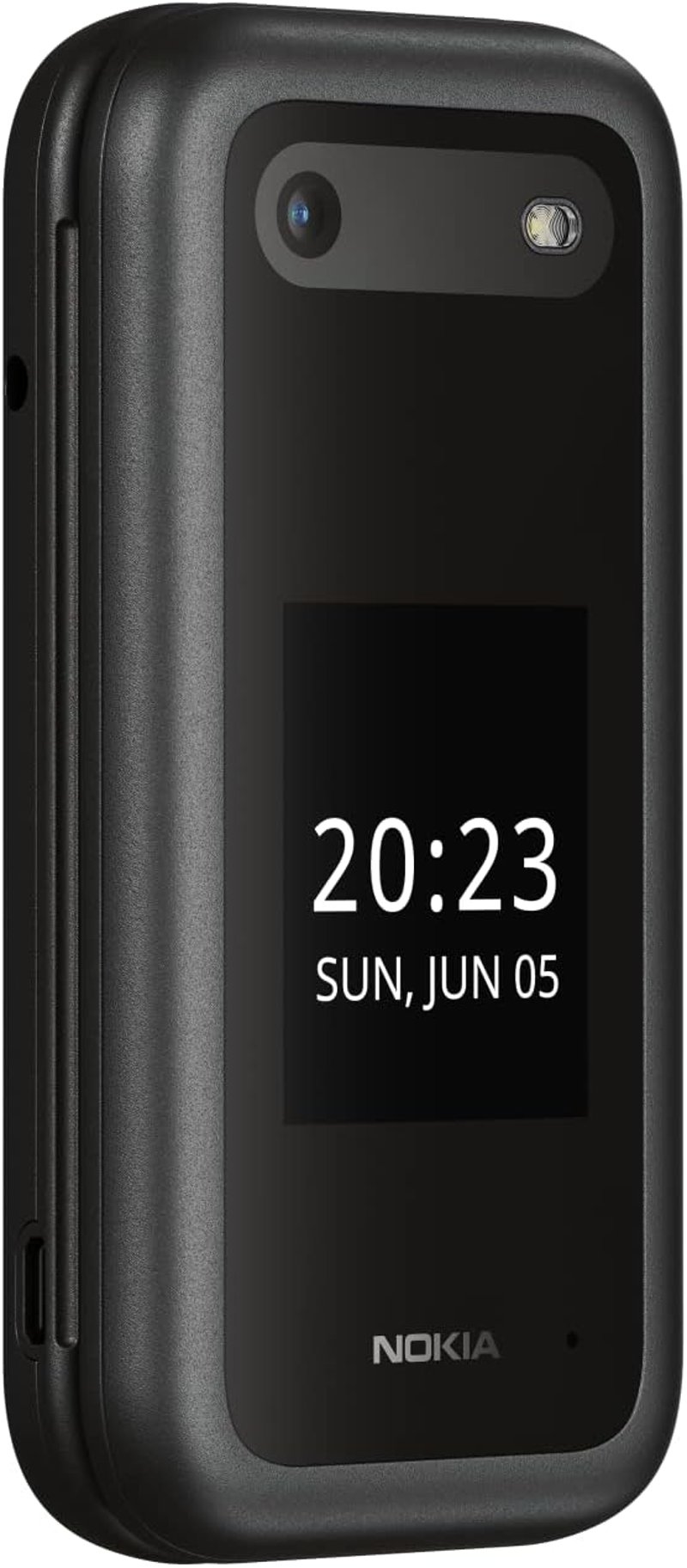 Nokia 2660 Flip 2,8" kijelző nagy gombokkal, vészgomb, kamera - fekete