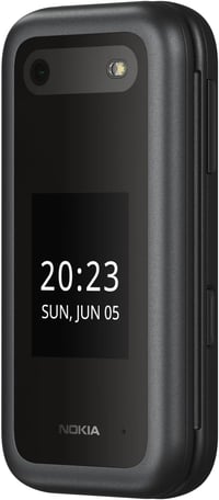 Nokia 2660 Flip 2,8" kijelző nagy gombokkal, vészgomb, kamera - fekete 7