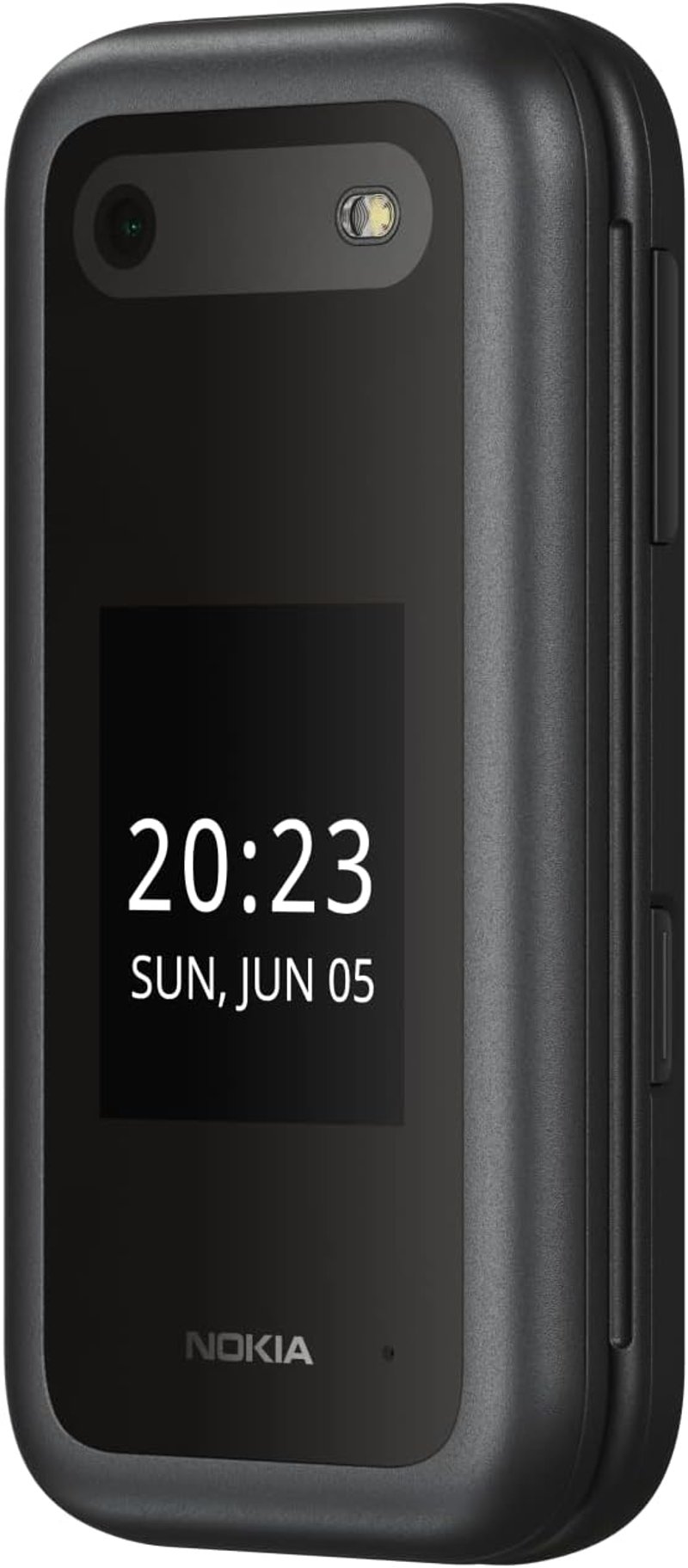 Nokia 2660 Flip 2,8" kijelző nagy gombokkal, vészgomb, kamera - fekete