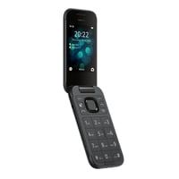 Mobilný telefón Nokia 2660 Flip, neblokovaný, čierny, vyklápací – 2,8-palcový displej, 4G, vstavaný fotoaparát, MP3, FM rádio, Nano SIM 5