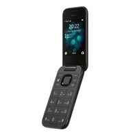 Mobilný telefón Nokia 2660 Flip, neblokovaný, čierny, vyklápací – 2,8-palcový displej, 4G, vstavaný fotoaparát, MP3, FM rádio, Nano SIM 4