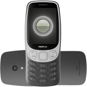 Nokia 3210 4G pametni telefon crni - 2,4-inčni zaslon, 128 MB RAM-a, kamera od 2 MP, FM radio, Bluetooth, 3,5 mm utor, Micro SIM