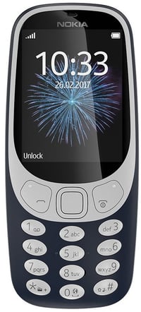 Telefon mobil Nokia 3310 2G Dual SIM – ecran color de 2,4 inchi, cameră de 2 MP cu bliț LED, Bluetooth, radio, player MP3, albastru 1