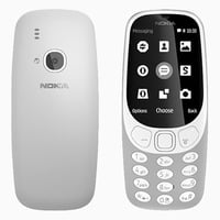 Mobilný telefón Nokia 3310 3G, voľný na všetky siete, so 64 MB úložiskom, 2 MP fotoaparátom a 3,5 mm jack konektorom – uhľovo sivá 1