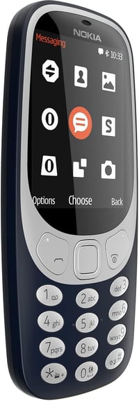 Nokia 3310 Dual SIM mobiltelefon - 2.4" színes kijelző, 2MP kamera, Bluetooth, rádió, MP3 lejátszó, sötétkék 5