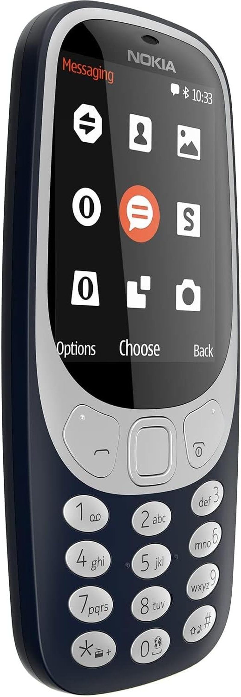 Nokia 3310 Dual SIM mobiltelefon - 2.4" színes kijelző, 2MP kamera, Bluetooth, rádió, MP3 lejátszó, sötétkék