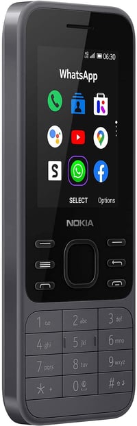 Telefon mobil Nokia 6300 4G - Gri Antracit, Dispozitiv 4G Deblocat pentru Vârstnici și Copii 2