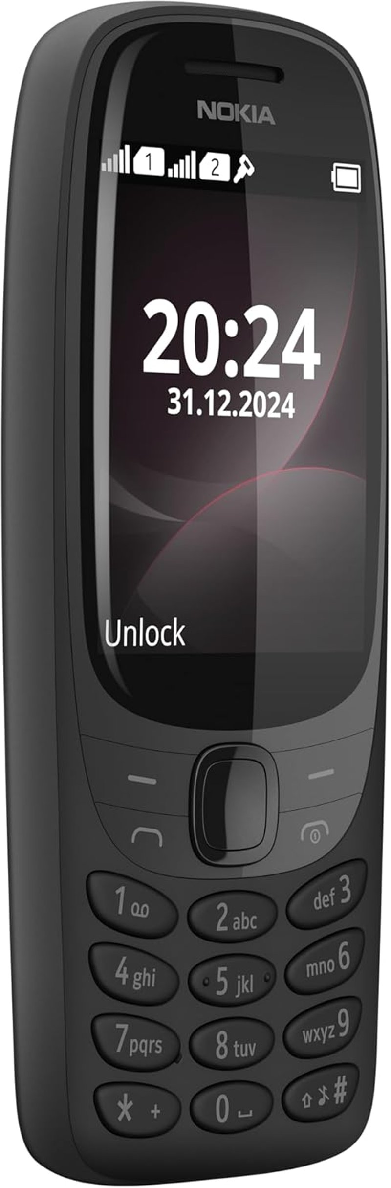 Nokia 6310 2024 fekete mobiltelefon