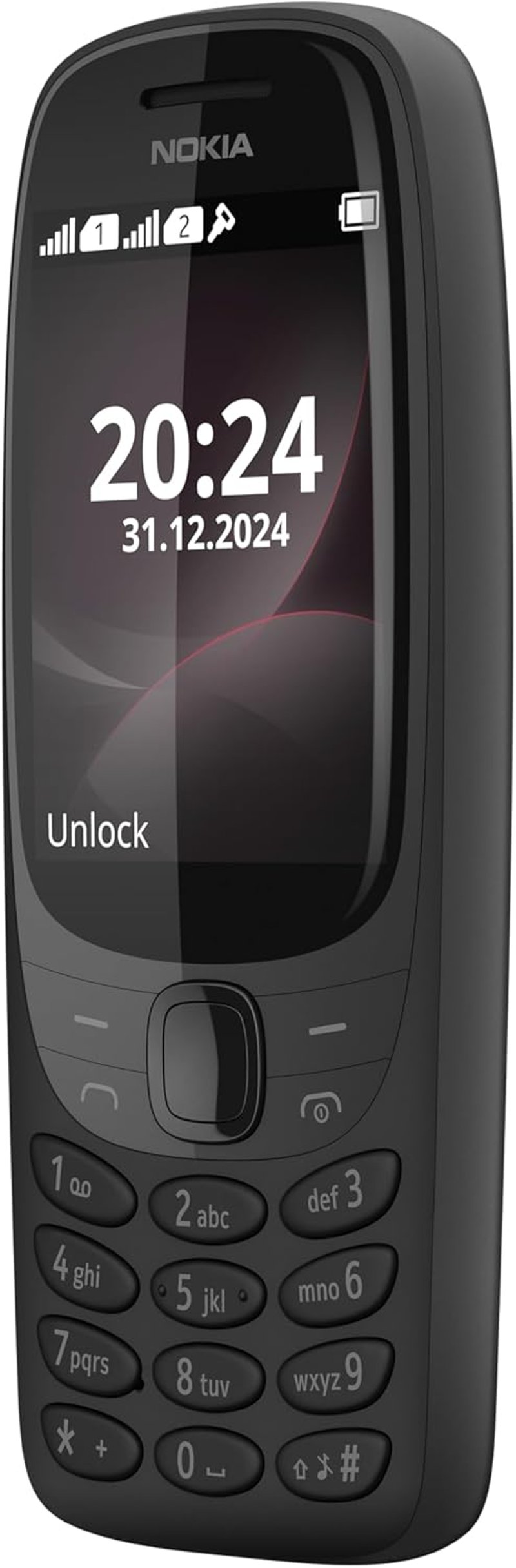 Nokia 6310 2024 fekete mobiltelefon