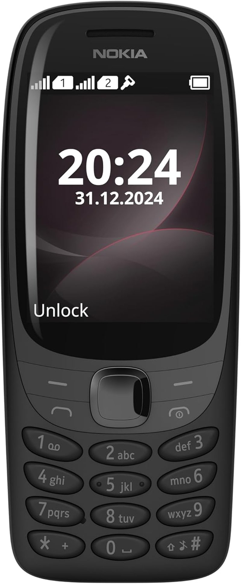 Nokia 6310 2024 fekete mobiltelefon