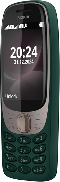 Nokia 6310 2024 Zöld Mobiltelefon Klasszikus Retro Telefon 2