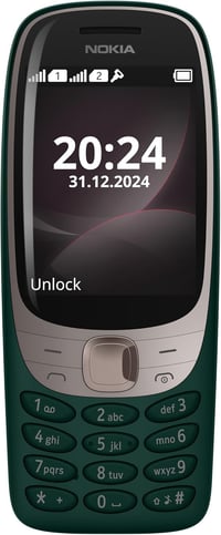 Nokia 6310 2024 Zöld Mobiltelefon Klasszikus Retro Telefon 1