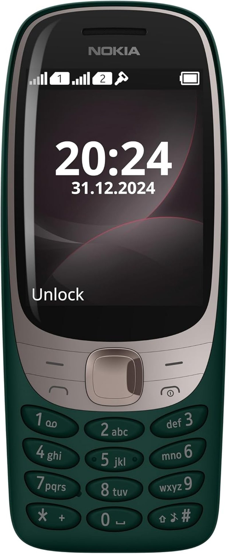 Nokia 6310 2024 Zöld Mobiltelefon Klasszikus Retro Telefon