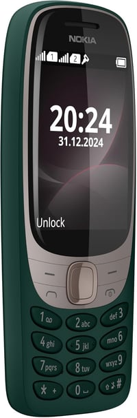 Nokia 6310 2024 Zöld Mobiltelefon Klasszikus Retro Telefon 5