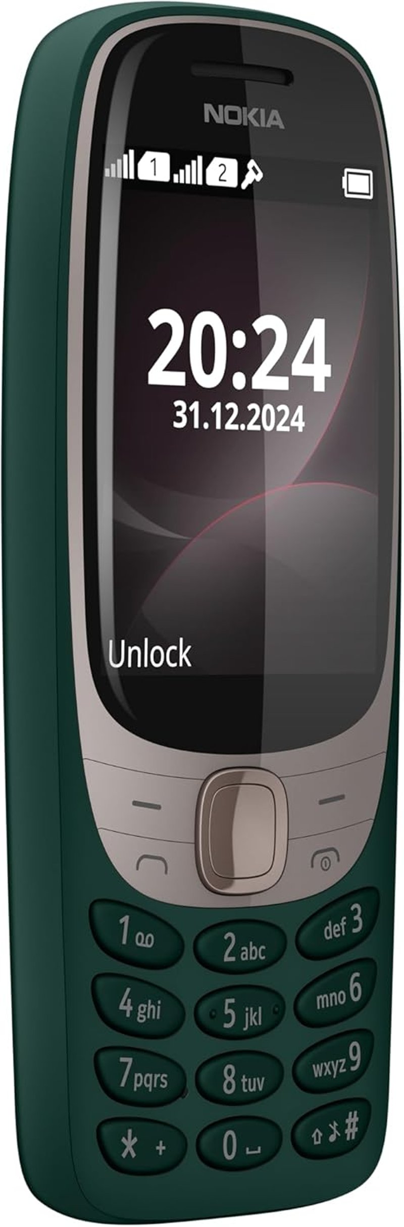 Nokia 6310 2024 Zöld Mobiltelefon Klasszikus Retro Telefon
